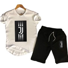 Amor Man Dijital Baskılı Dar Kesim Çift Cep Ter Tutmayan Pamuk Erkek Şort Takım