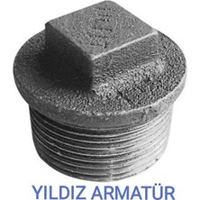 Yıldız Armatür Galvaniz Tapa 1/2' Su Için (2 Adet)