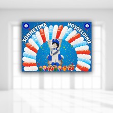 Süsle Bebek ve Parti Sünnetime Hoşgeldiniz Afiş - 70cm x 50cm