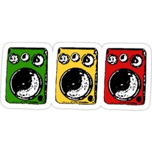 Universal Rasbass  Sticker Araba Oto Arma Duvar Sticker Ev Dekoratif Çıkartma 15 cm