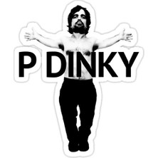 Universal P Dınky  Sticker Araba Oto Arma Duvar Sticker Ev Dekoratif Çıkartma 15 cm