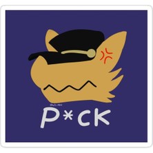 Universal P * Ck  Sticker Araba Oto Arma Duvar Sticker Ev Dekoratif Çıkartma 15 cm