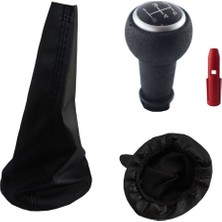 Moda Partner-Berlingo Renkli Vites Topuzu ve Çerçeveli Vites Körüğü Takımı 1996-2008 Mavi Çerçeve