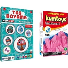 Kumtoys Taş Boyama + Kinetik Kum (2'li Set)