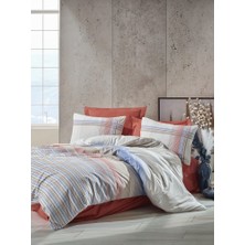 Cotton Box Çift Kişilik Pamuklu Nevresim Takımı Frey Mercan