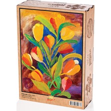 King of Puzzle Laleler Tablo Ahşap Puzzle 2000 Parça