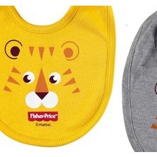 Fisher Price Baskılı Bebek Mama Önlüğü 2li Aslan