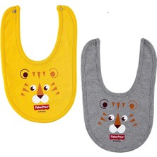 Fisher Price Baskılı Bebek Mama Önlüğü 2li Aslan