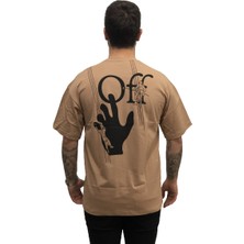 Amor Man Sırt Göğüs Baskılı Overseze Bol Kesim Pamuk Erkek Spoe Tşört