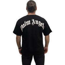 Amor Man Motto Sırt Göğüs Baskılı Pamuk Ter Tutmaysn Oversize Trend Erkek Tşört