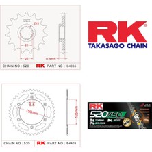 RK Husqvarna Enduro 701 Rk X-Ring Zincir Dişli Set 520 Xso 15/44T(2015-2019)