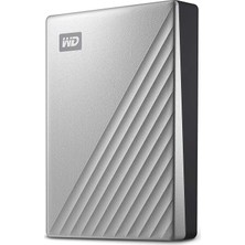 Wd My Passport Ultra 5tb 2.5" USB 3.1 ve Usb-C Taşınabilir Disk Gümüş  WDBPMV0050BSL-WESN