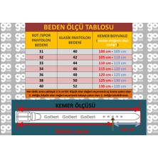 GoDeri   Desenli Siyah Deri Kemer 4 cm