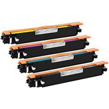 Hıgh PRTINT HP  Ce310A - Ce311A - Ce312A - Ce313A Muadil 4 RENK TONER Toner