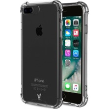 Nevarium iPhone 7 Plus Kılıf Anti Shock Darbe Emici Şeffaf Silikon Olex