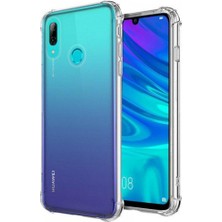 Nevarium Huawei P Smart 2019 Kılıf Anti Shock Darbe Emici Şeffaf Silikon Olex