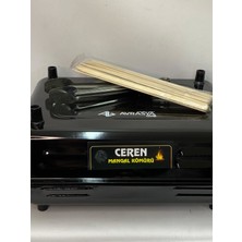 Ceren Mangal Elektrikli Mangal Kokusuz,dumansız Izgara (Maşa ve Çöp Şiş Hediyeli)