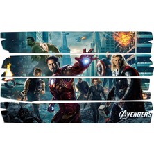 Renkselart Avengers Yenilmezler Mdf Tablo 0544 (Model E)