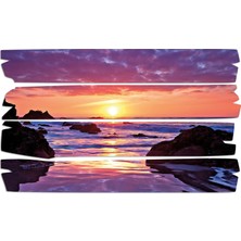 Renkselart Gün Batımı Sunset Mdf Tablo 1449 (Model E)