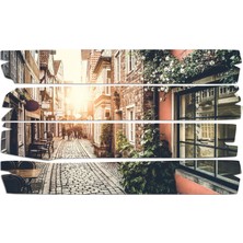 Renkselart Paris Sokakları Mdf Tablo 1513 (Model E)