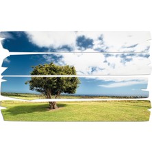 Renkselart Ağaç Manzara Mdf Tablo 3125 (Model E)