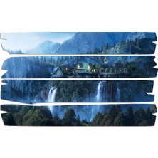 Renkselart Yüzüklerin Efendisi Ayrık Vadi Mdf Tablo 3054 (Model E)