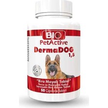 Bio Pet Active Pet Active Dermadog Sarımsaklı Maya Çiğneme Tableti 100 Tb