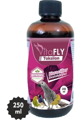 Fly Vet Vitafly Toksilon 250ML Kuşlar Için Toksin Bağlayıcı