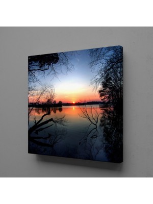 Technopa Büyülü Göl Manzarası 25X25CM