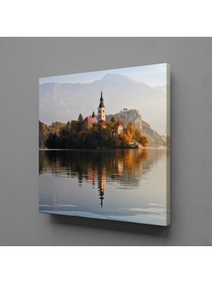 Technopa Dağ Göl Manzarası 30X30CM