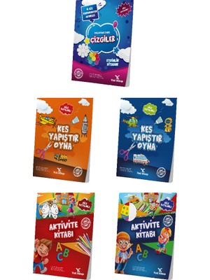 Yeti Kitap 5-7 Yaş Okul Öncesi Aktivite Seti (5 Kitap)
