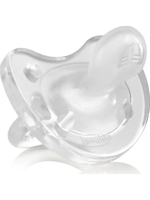 Chicco Physio Soft Silikon Emzik 12 Ay ve Üstü İçin Şeffaf Tekli Tasarım