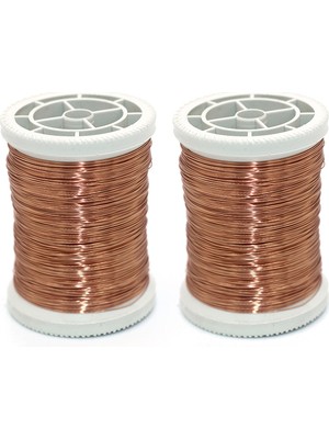 Tuğra Tablo Bakır Tel 2 Adet No:20 Bakır Rengi 100 mt