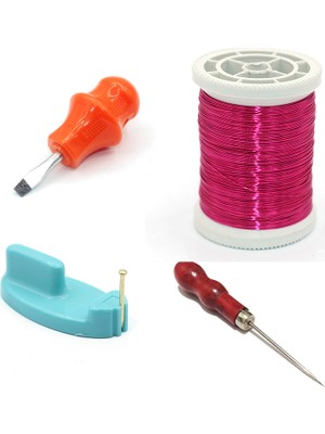 Tuğra Tablo Bakır Tel 50 mt Tornavida Bız Çivi Tutma Aparatı