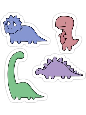 Universal Dinozor Resimler Sticker Araba Oto Arma Duvar Sticker Ev Dekoratif Çıkartma 15 Cm