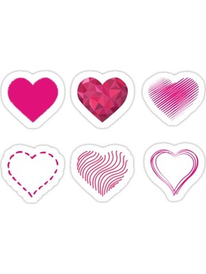 Universal Sevgililer Günü Sticker Araba Oto Arma Duvar Sticker Ev Dekoratif Çıkartma 15 Cm
