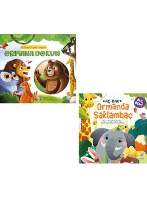 Ilk Dokun Hisset Kitabım Ormana Dokun + Aç-Bak Ormanda Saklambaç Interaktif Kitaplar Set