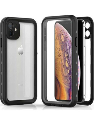 Nevarium Apple Iphone 12 6.1" Pro Kılıf Su Geçirmez Kılıf 360 Tam Koruma Vidalı
