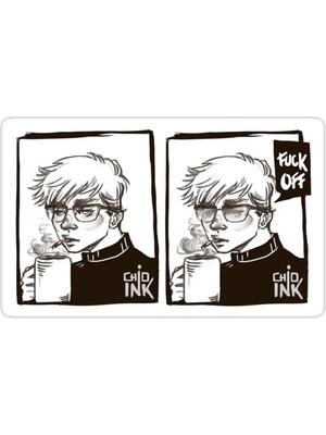 Universal Andrew'un Kahve Sticker Araba Oto Arma Duvar Sticker Ev Dekoratif Çıkartma 15 Cm