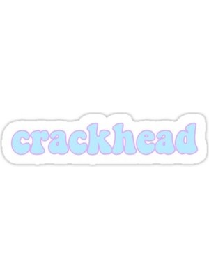 Universal Crackhead Sticker Araba Oto Arma Duvar Sticker Ev Dekoratif Çıkartma 15 Cm