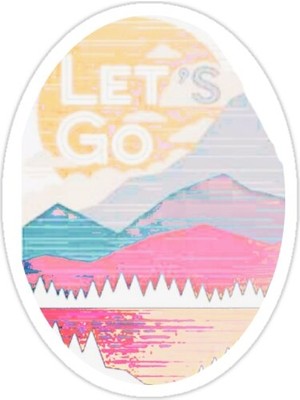 Universal Macera - Hadi Sticker Araba Oto Arma Duvar Sticker Ev Dekoratif Çıkartma 15 Cm