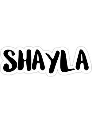 Universal Shayla Sticker Araba Oto Arma Duvar Sticker Ev Dekoratif Çıkartma 15 Cm