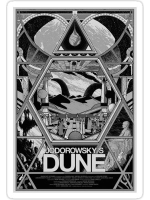 Universal Jodorowsky'nin Dune Sticker Araba Oto Arma Duvar Sticker Ev Dekoratif Çıkartma 15 Cm