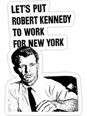 Universal Rfk-Ny Sticker Araba Oto Arma Duvar Sticker Ev Dekoratif Çıkartma 15 Cm