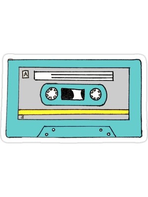 Universal Kaset Sticker Araba Oto Arma Duvar Sticker Ev Dekoratif Çıkartma 15 Cm
