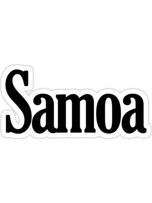 Universal Samoa Sticker Araba Oto Arma Duvar Sticker Ev Dekoratif Çıkartma 15 Cm