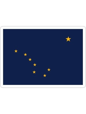 Universal Alaska Bayrağı Ları, Maskeleri, Hediyeleri Ve Ürünleri Sticker Araba Oto Arma Duvar Sticker