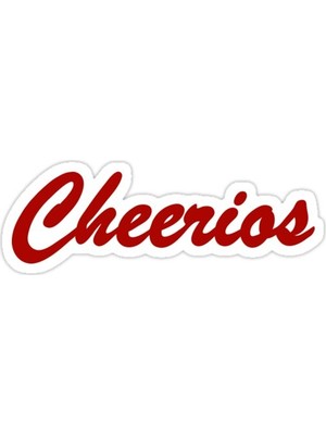 Universal Cheerios Logo Sticker Araba Oto Arma Duvar Sticker Ev Dekoratif Çıkartma 15 Cm