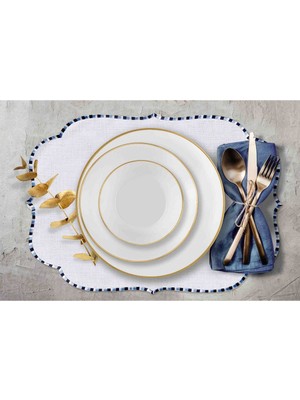 Şah Amerikan Servis Nakışlı 2li Set 35 x 50 cm