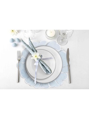 Şah Amerikan Servis Nakışlı 2li Set 35 x 50 cm